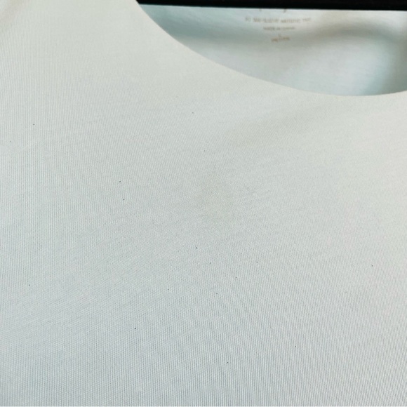 Pure Jill Blue 3/4 Sleeve artistic tee size L petite layered stretch comfort - Picture 8 of 8